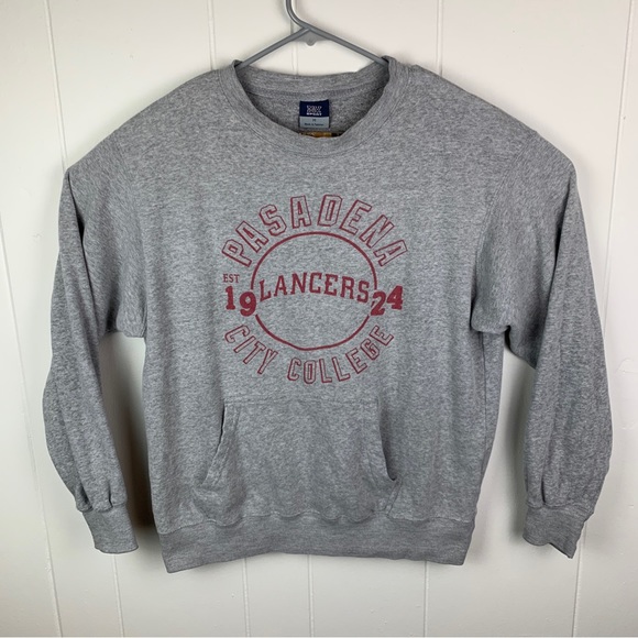 MV Sport Pasadena City College Lancers Sweatshirt Gray Women’s Medium - Picture 1 of 5